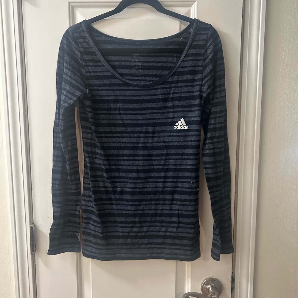 NWT Adidas  Striped Top